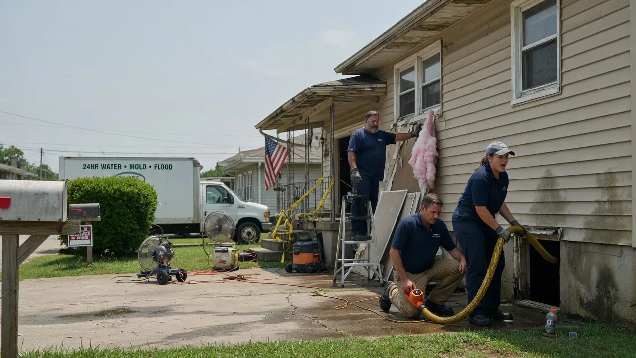 Water Damage Repair in Toccopola, MS near me